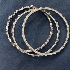 Kendra Scott Gold Textured Bangles